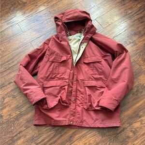 Vintage L.L. Bean Red Hooded Baxter State Parka Jacket Coat Fisherman | XL